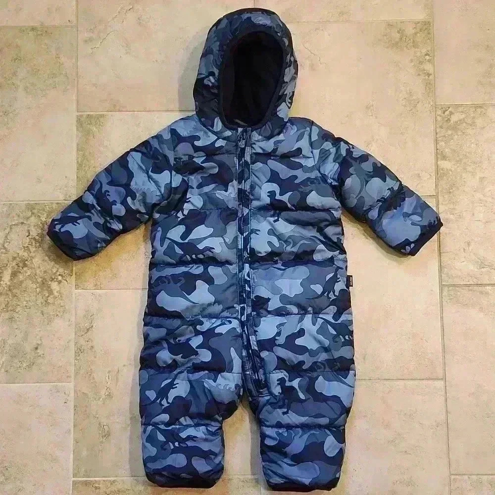 Baby Gap Dinosaur Printed Snowsuit